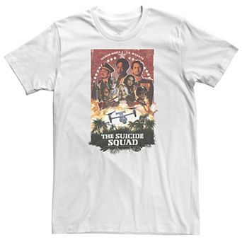 Big & Tall The Suicide Squad Plane Poster Tee