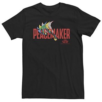 Big & Tall The Suicide Squad Peacemaker Hatchet Logo Tee