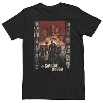 Big & Tall The Suicide Squad Character Poster Tee