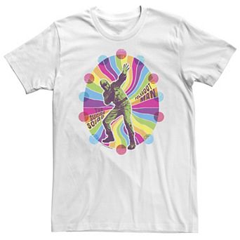 Big & Tall The Suicide Squad Polka-Dot Man Color Splash Tee