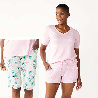 Croft and barrow pajama shorts sale