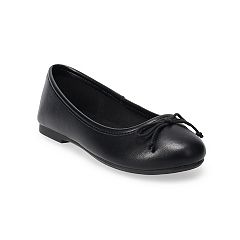 Girls black 2025 dress shoes