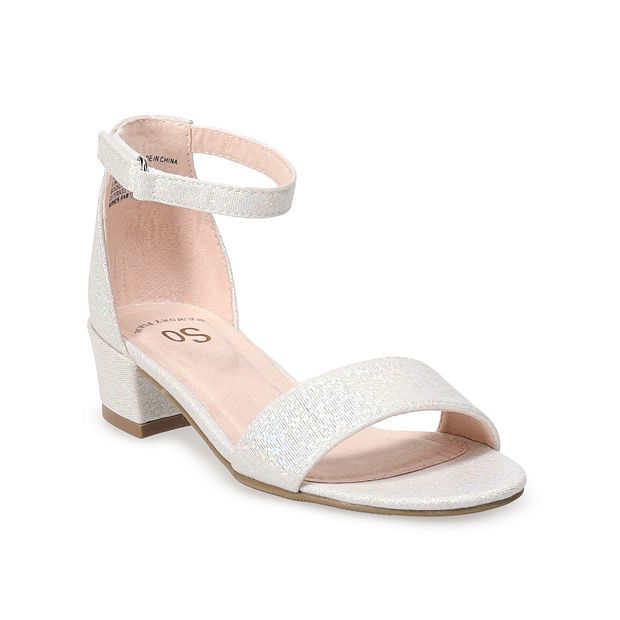 Kohls store silver sandals