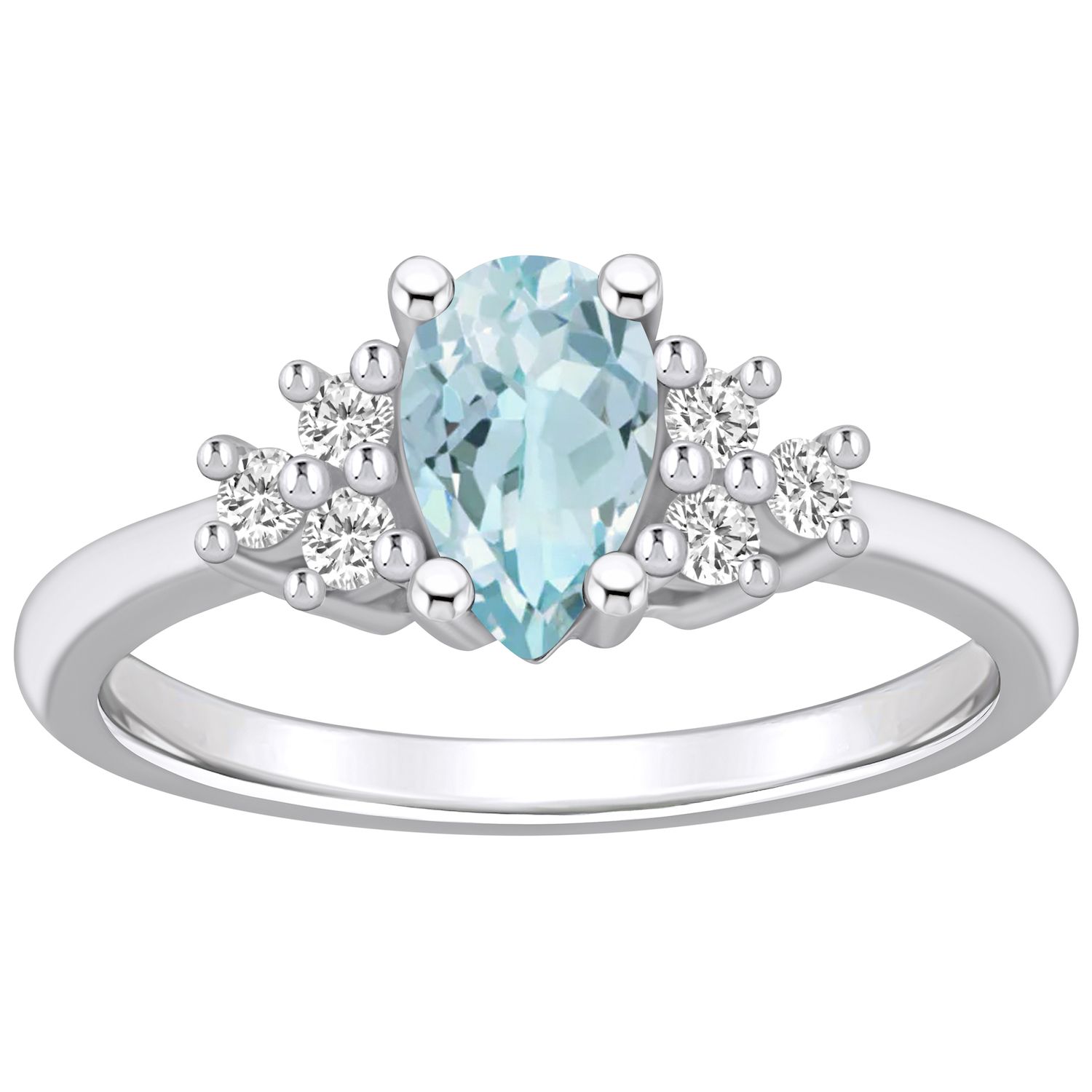 Aquamarine hot sale ring kohls