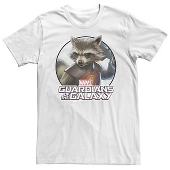 Big & Tall Marvel Rocket Guardians of the Galaxy Circle Tee