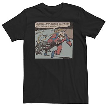 Big & Tall Marvel Ant-Man Classic Retro Panel Art Tee