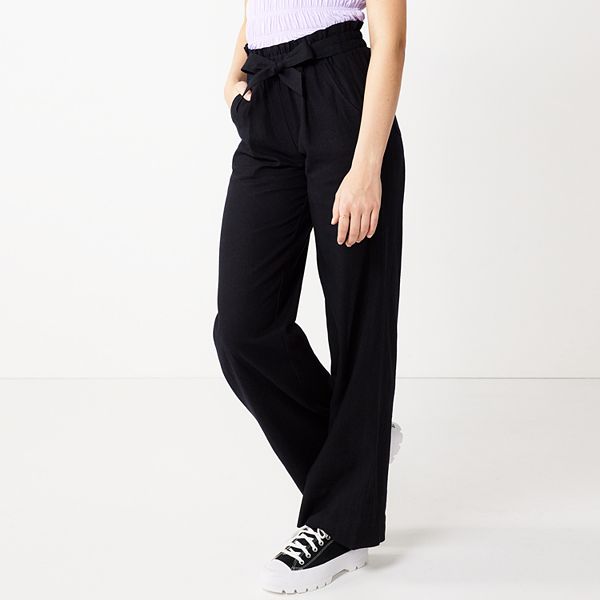 Juniors' SO® Wide Leg Linen Pants Juniors' SO® Wide Leg Linen Pants