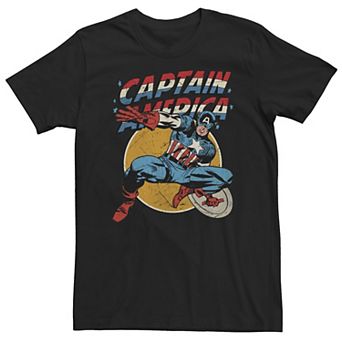 Big & Tall Marvel Captain America Avengers Shield Tee