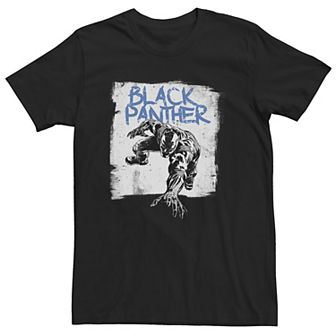 Big & Tall Marvel Black Panther The Chalkboard Pounce Tee