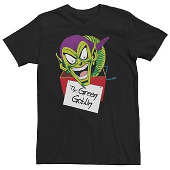 Big & Tall Marvel Green Goblin Comic Jack In The Box Tee