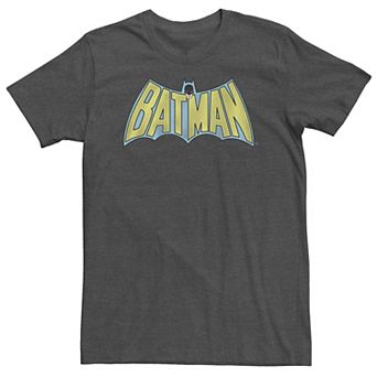 Big & Tall DC Comics Batman Vintage Bold Text Logo Tee