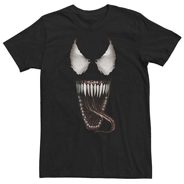 Big & Tall Marvel Venom Grin Tongue Out Tee