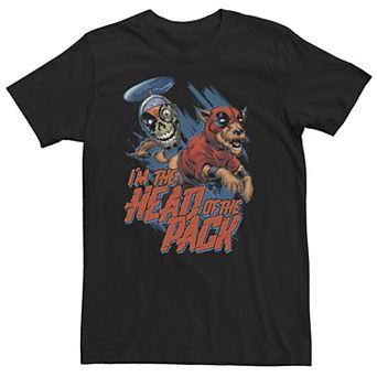 Big & Tall Marvel Deadpool Dogpool "I'm The Head Of The Pack" Tee