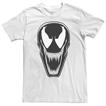 Big & Tall Marvel Venom Iconic Open Mouth Symbiote Face Tee