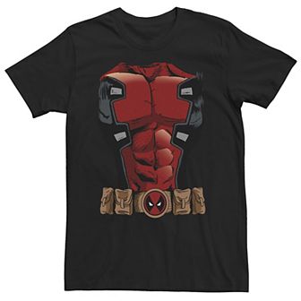 Big & Tall Marvel Deadpool Comic Halloween Costume Tee