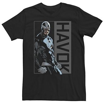 Big & Tall Marvel X-Men Havok Character Side Profile Tee