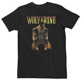 Big & Tall Marvel X-Men Wolverine Side Profile Logo Tee