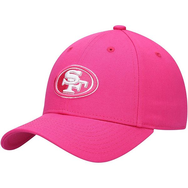 OuterStuff San Francisco 49ers Logo #00 Pink Dazzle Girls Youth