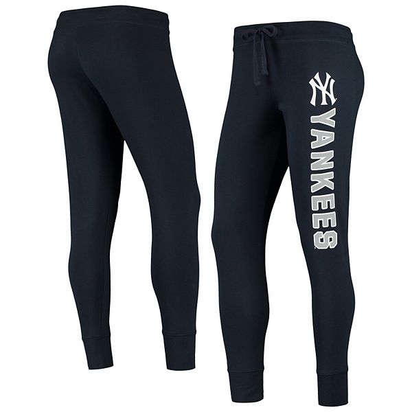 Women's New Era Navy New York Yankees Tri-Blend Pants