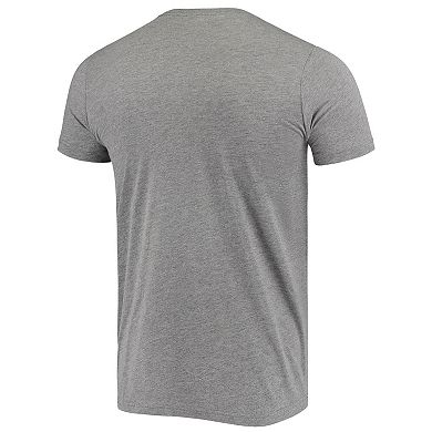Men's Homefield Heathered Gray Houston Cougars Vintage Shasta Tri-Blend T-Shirt