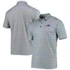 Men's White/Royal Buffalo Bills Big & Tall Fade Polo