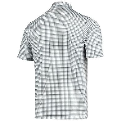 Men's Antigua Gray/Black Los Angeles Rams Deliver Button-Down Polo