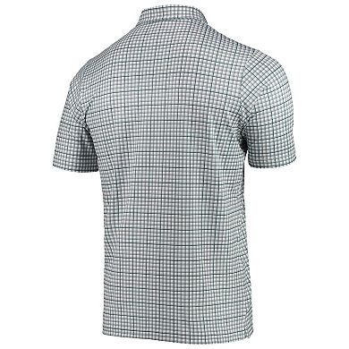 Men's Antigua Gray/Navy Chicago Bears Deliver Button-Down Polo
