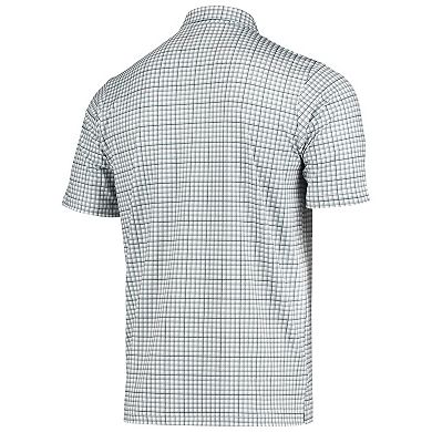 Men's Antigua Gray/Black Las Vegas Raiders Deliver Button-Down Polo