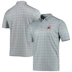 Men's Antigua White/Gray Cleveland Browns Keen Long Sleeve Button-Down Shirt Size: Small