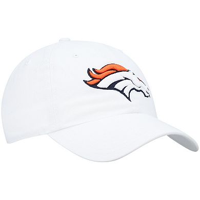 Men's '47 White Denver Broncos Clean Up Adjustable Hat