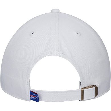 Men's '47 White Buffalo Bills Logo Clean Up Adjustable Hat