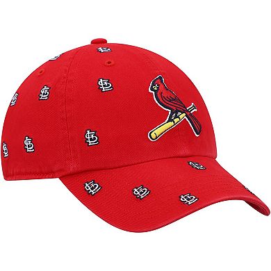 Men's '47 Red St. Louis Cardinals Confetti Clean Up Adjustable Hat