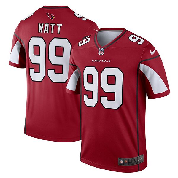 Men's Nike J.J. Watt White Arizona Cardinals Game Jersey