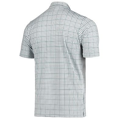 Men's Antigua Gray/Navy Seattle Seahawks Deliver Button-Down Polo