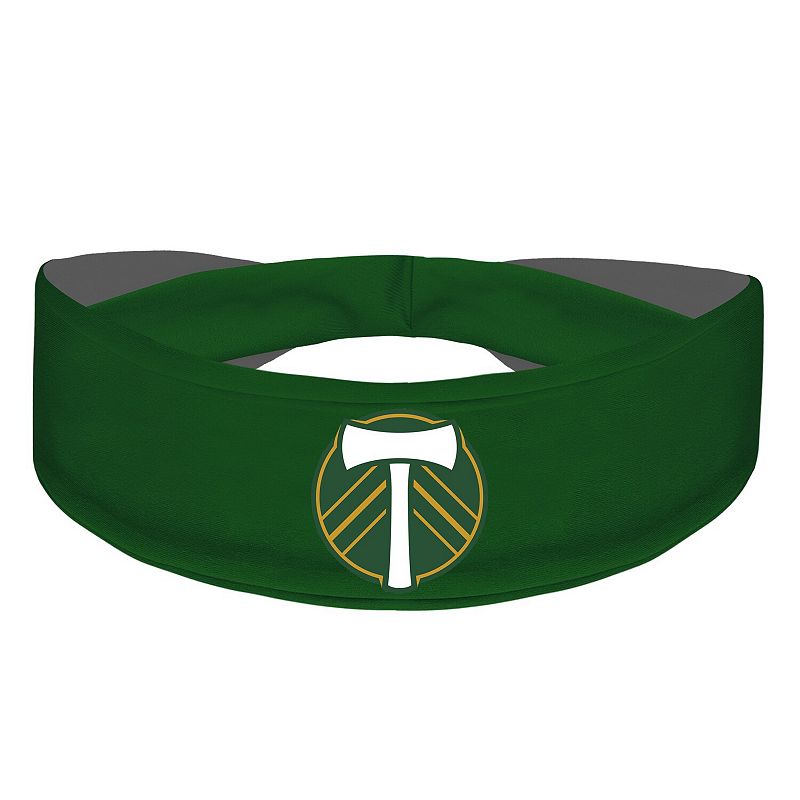 Green Portland Timbers Alternate Logo Cooling Headband, TMB Green