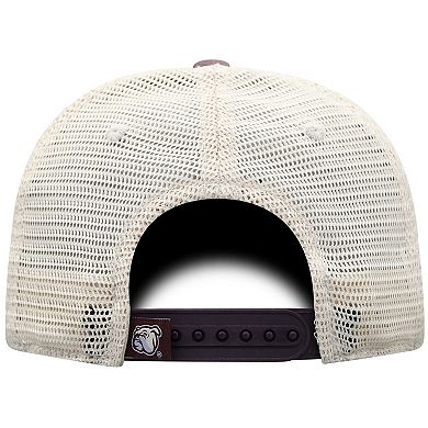 Men's Top of the World Maroon Mississippi State Bulldogs Offroad Trucker Snapback Hat