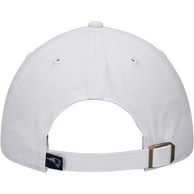 Men's '47 White New England Patriots Clean Up Adjustable Hat