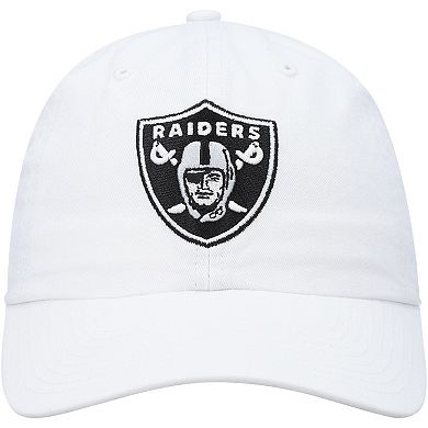 Men's '47 White Las Vegas Raiders Clean Up Adjustable Hat