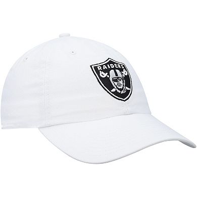 Men's '47 White Las Vegas Raiders Clean Up Adjustable Hat
