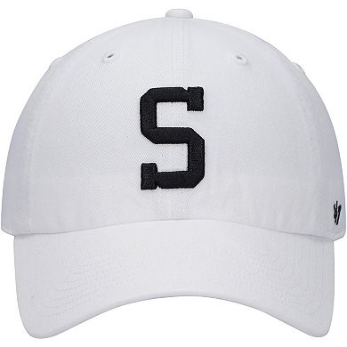 Men's '47 White Pittsburgh Steelers Clean Up Adjustable Hat