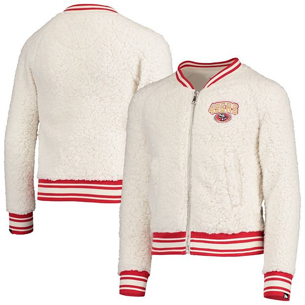 Women's New Era Cream Buffalo Bills Sherpa Full-Zip Jacket