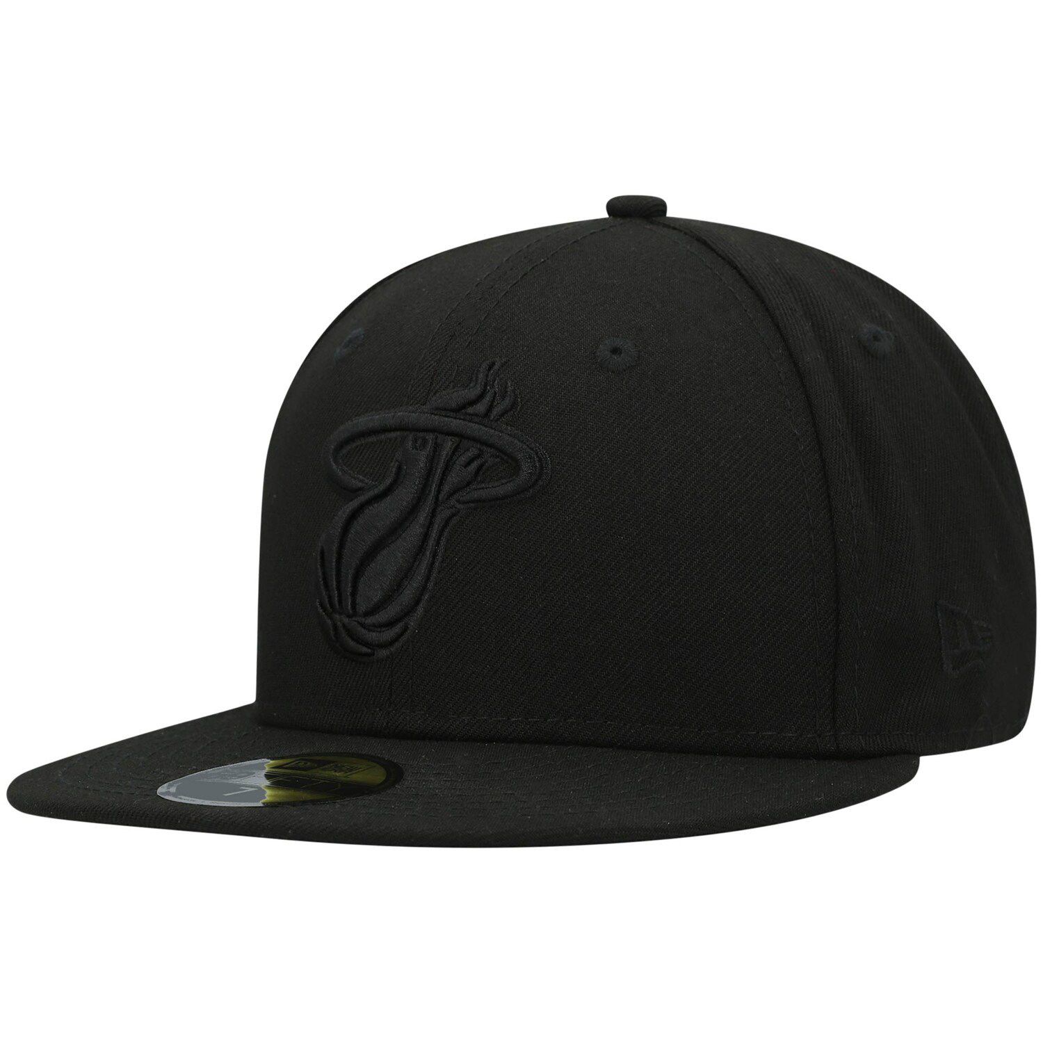 miami heat black on black hat