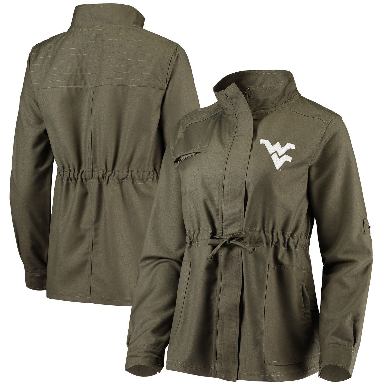 Image for Unbranded Women's Olive West Virginia Mountaineers Sierra Surplus Full-Zip Jacket at Kohl's.