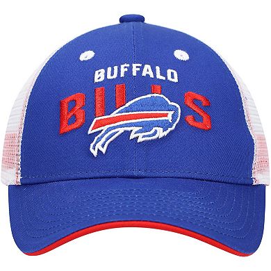 Preschool Royal/White Buffalo Bills Core Lockup Mesh Back Snapback Hat