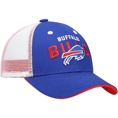 Preschool Royal/White Buffalo Bills Core Lockup Mesh Back Snapback Hat