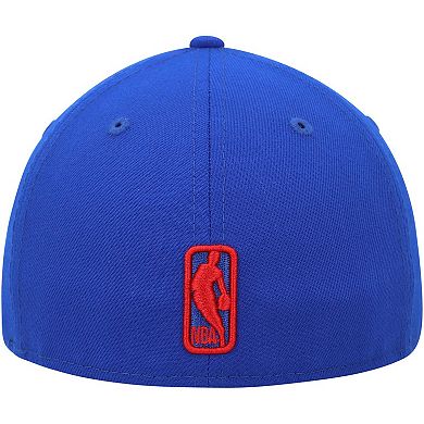 Men's New Era Blue Detroit Pistons Team Low Profile 59FIFTY Fitted Hat