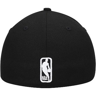 Men's New Era Black Los Angeles Lakers Team Logo Low Profile 59FIFTY Fitted Hat
