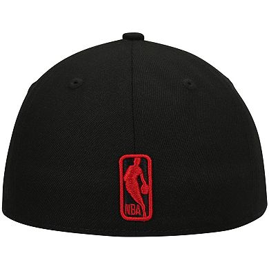 Men's New Era Black Miami Heat Team Low Profile 59FIFTY Fitted Hat