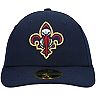 Men's New Era Navy New Orleans Pelicans Team Logo Low Profile 59FIFTY Fitted Hat