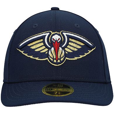 Men's New Era Navy New Orleans Pelicans Team Low Profile 59FIFTY Fitted Hat